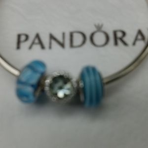 💙Authentic Pandora charms Three NEW!